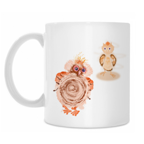 Кружка с принтом Совы