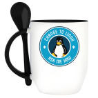 Кружка с ложкой