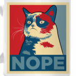 Grumpy cat - NOPE