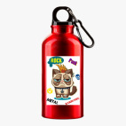 Металлическая бутылка 400 мл UV-DTF