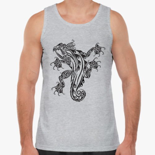 Майка с принтом ящерица