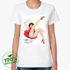 Женская футболка органик