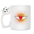 Кружка с футбольным мячиком
