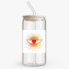 Банка с бамбуковой крышкой