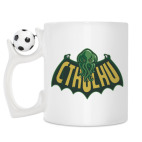 Кружка с футбольным мячиком