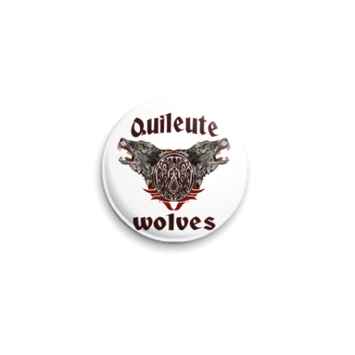 Значок 25мм с принтом  Quileute wolves