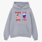 Толстовка худи оверсайз