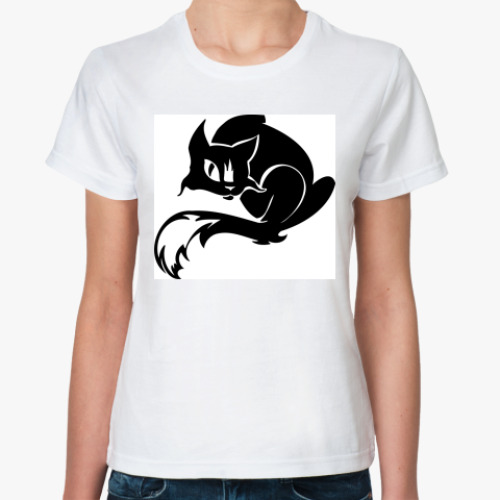 Классическая футболка с принтом   'Бандитка'