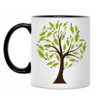 Кружка двухцветная