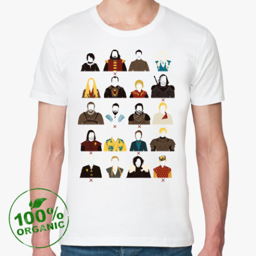 Футболка из органик-хлопка с принтом Игры Престолов