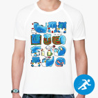 Мужская спортивная футболка