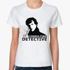 Классическая женская футболка Шерлок