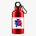 Металлическая бутылка 400 мл UV-DTF