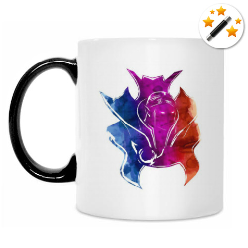 Кружка-хамелеон с принтом INVOKER