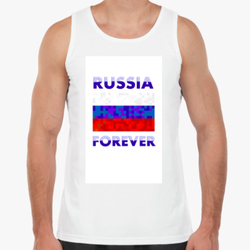 Майка с принтом Россия