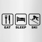 Еда Сон Лыжи.