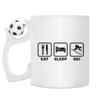 Кружка с футбольным мячиком