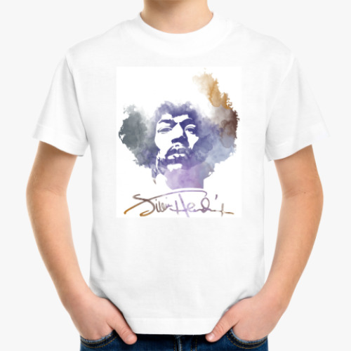 Детская футболка с принтом  Jimi Hendrix - Джими Хендрикс