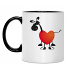 Кружка двухцветная