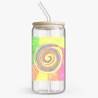 Банка с бамбуковой крышкой