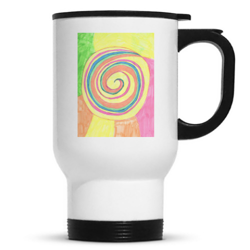 Кружка-термос с принтом Леденец