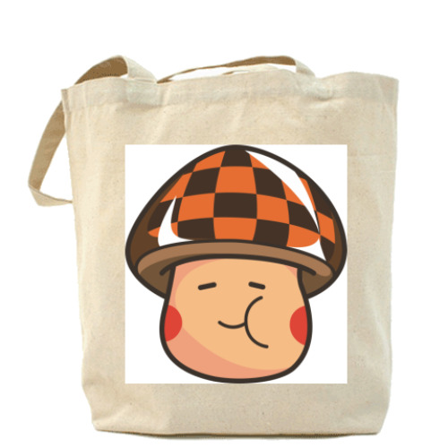 Сумка шоппер с принтом  Mushroom Eat