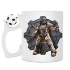 Кружка с футбольным мячиком