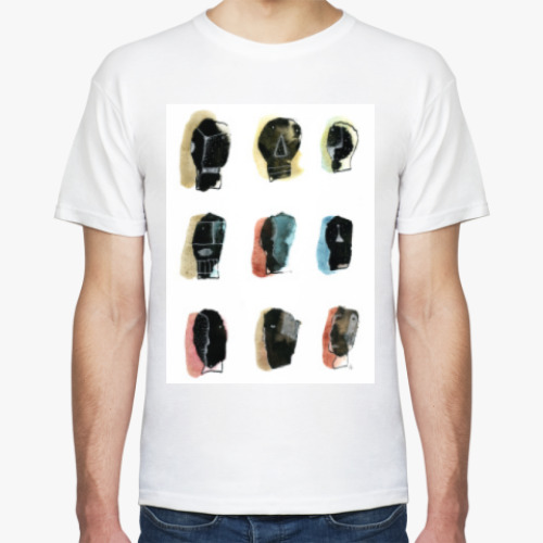 Футболка с принтом Друзей забытых лица