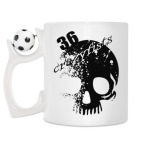 Кружка с футбольным мячиком