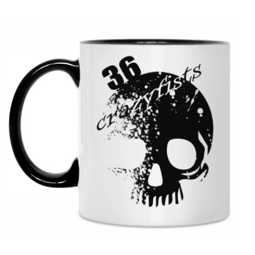 Кружка с принтом 36 crazy fists