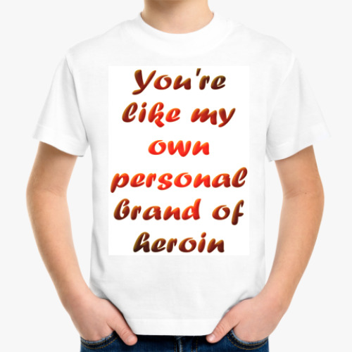 Детская футболка с принтом Own Brand