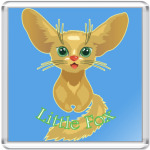 Милая лиса рисунок