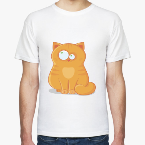 Футболка с принтом Animals / Red cat