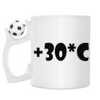 Кружка с футбольным мячиком