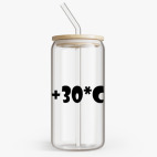 Банка с бамбуковой крышкой