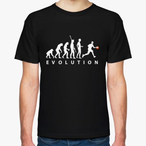 Футболка с принтом EVOLUTION