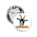 Значок 37 мм Козлы! Наше время пришло!