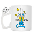 Кружка с футбольным мячиком