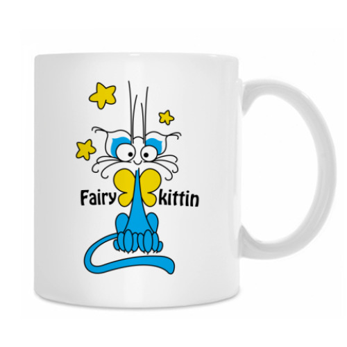 Кружка с принтом Кот