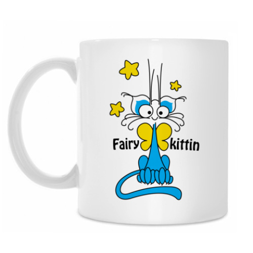 Кружка с принтом Кот