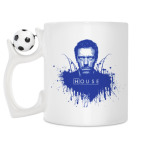 Кружка с футбольным мячиком