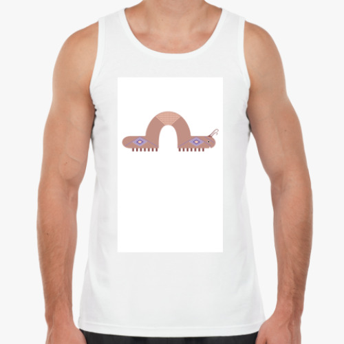 Майка с принтом Гусеница