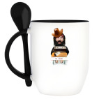 Кружка с ложкой