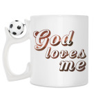 Кружка с футбольным мячиком