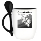 Кружка с ложкой