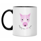 Кружка двухцветная