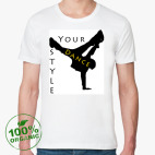 Мужская футболка органик