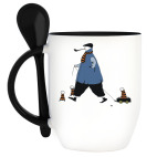 Кружка с ложкой