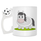 Кружка с футбольным мячиком