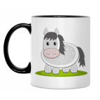 Кружка двухцветная